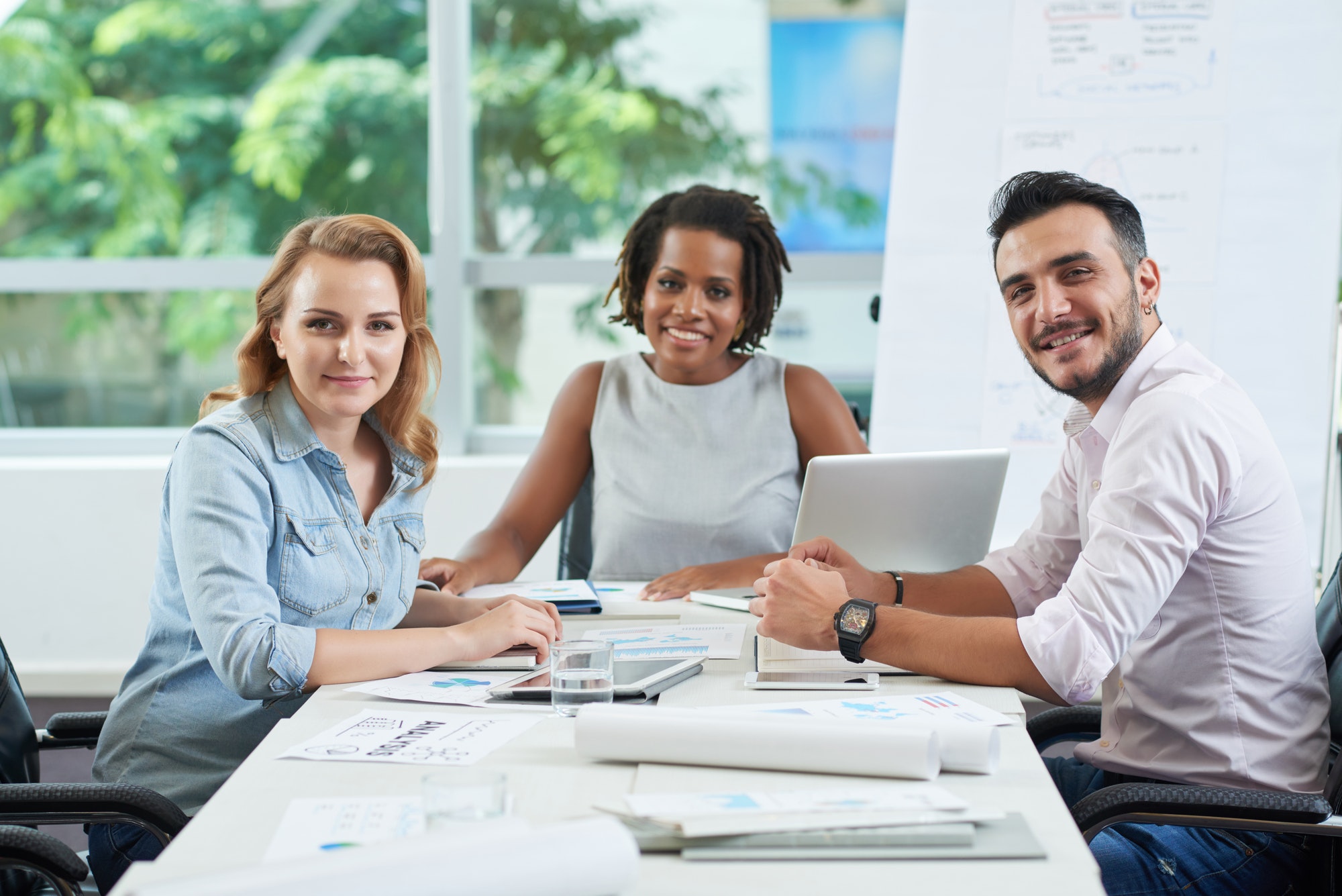 An education team meeting